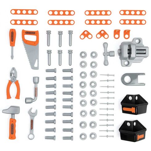 Atelier Smoby Black & Decker Bricolo One cu accesorii,poza 2