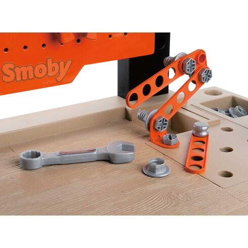 Atelier Smoby Black & Decker Bricolo Center cu accesorii,poza 4