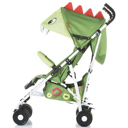 Carucior sport Chipolino Ergo green baby dragon, Culoare: Verde,poza 2