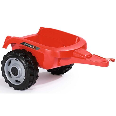 Tractor cu pedale si remorca Smoby Farmer XL rosu,poza 2