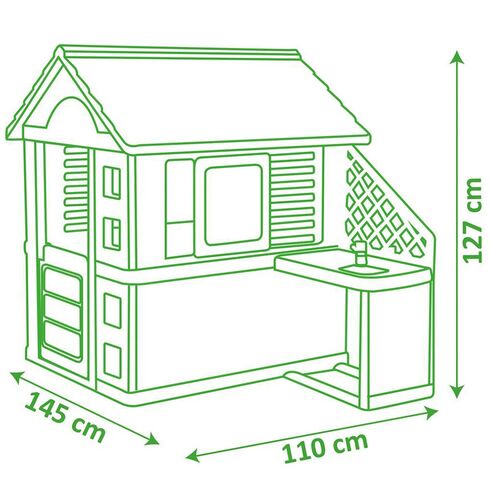 Casuta pentru copii Smoby Pretty cu bucatarie,poza 7