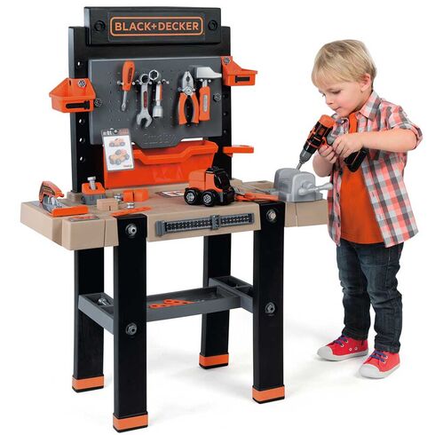 Atelier Smoby Black & Decker Bricolo Ultimate cu accesorii,poza 9