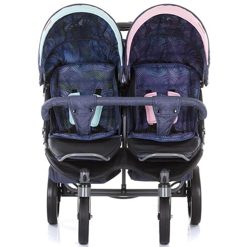 Carucior gemeni Chipolino Twix boy girl, Culoare: Multicolor - poza 3 - ExclusivMAG.ro