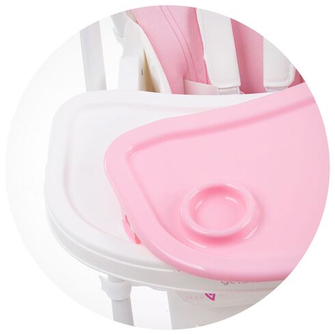 Scaun de masa Chipolino Gelato rose pink, Culoare: Roz,poza 6