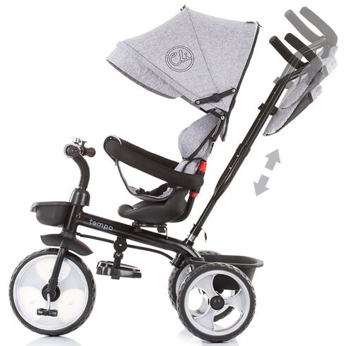 Tricicleta Chipolino Tempo red linen,poza 4