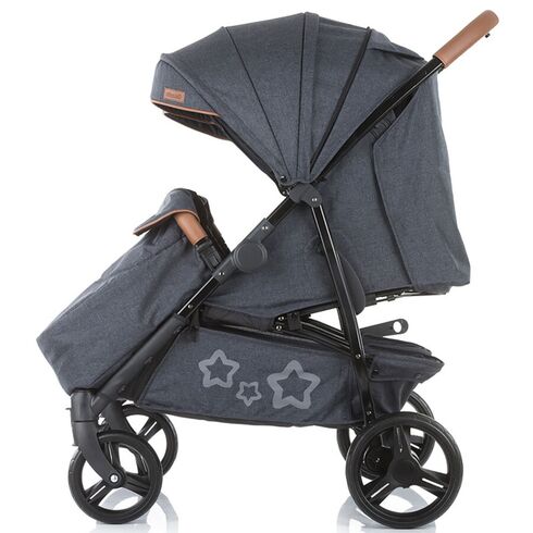 Carucior gemeni Chipolino Passo Doble granite grey - poza 5 - ExclusivMAG.ro
