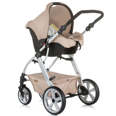 Carucior 3 in 1 Chipolino Fama caramel, Culoare: Crem,poza 4  - ExclusivMAG.ro Carucior 3 in 1 Chipolino Fama caramel, Culoare: Crem,poza 4