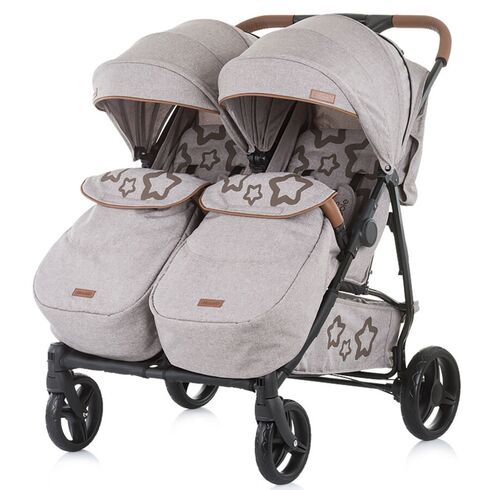Carucior gemeni Chipolino Passo Doble caramel,poza 5