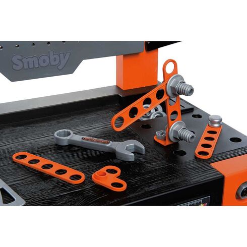 Atelier Smoby Black & Decker Bricolo One cu accesorii,poza 6