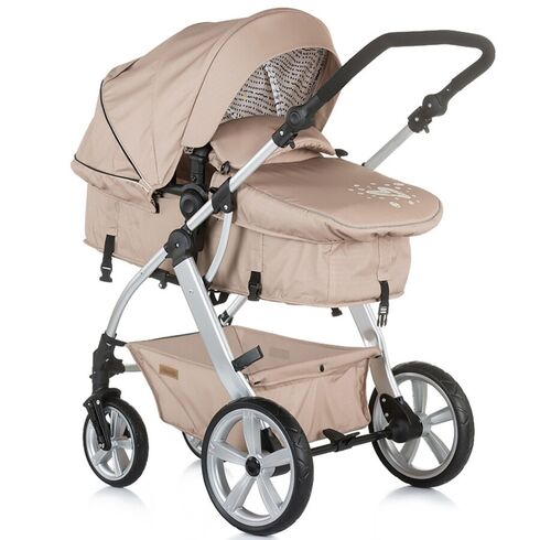 Carucior 2 in 1 Chipolino Fama caramel, Culoare: Crem,poza 2
