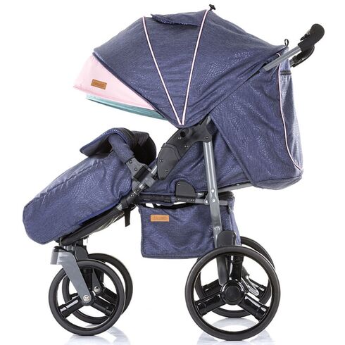 Carucior gemeni Chipolino Twix boy girl, Culoare: Multicolor - poza 5 - ExclusivMAG.ro
