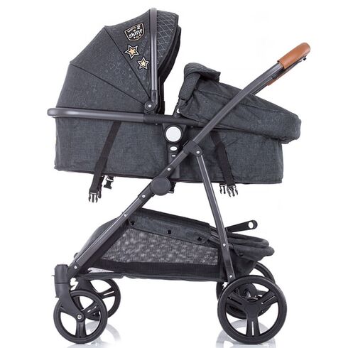 Carucior gemeni Chipolino Duo Smart graphite linen, Culoare: Gri/Negru - poza 16 - ExclusivMAG.ro