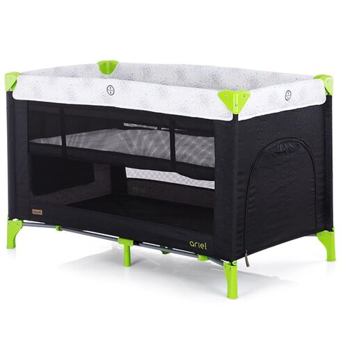 Patut pliabil Chipolino Ariel onyx, Culoare: Negru,poza 2