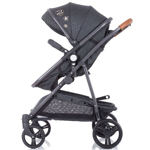 Carucior gemeni Chipolino Duo Smart graphite linen, Culoare: Gri/Negru - poza 14 - ExclusivMAG.ro