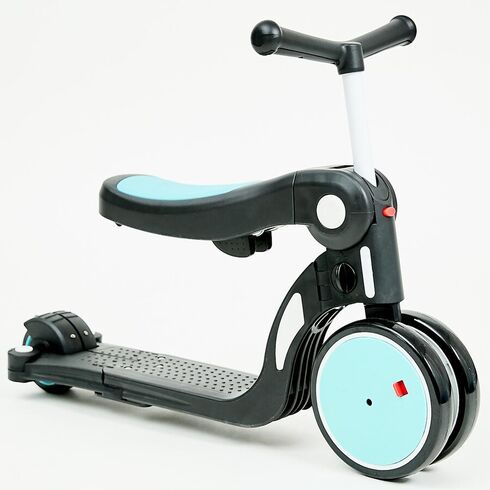 Bicicleta, tricicleta si trotineta Chipolino All Ride 4 in 1 sky, Culoare: Albastru,poza 2