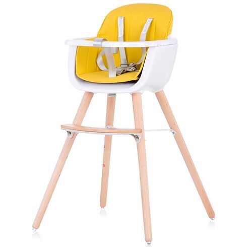 Scaun de masa Chipolino Woody yellow, Culoare: Galben,poza 2