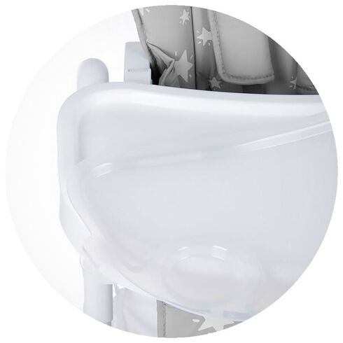 Scaun de masa Chipolino Bandi Grey, Culoare: Gri,poza 5