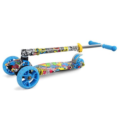 Trotineta Chipolino Croxer Evo colorful grafitti,poza 3  - ExclusivMAG.ro Trotineta Chipolino Croxer Evo colorful grafitti,poza 3