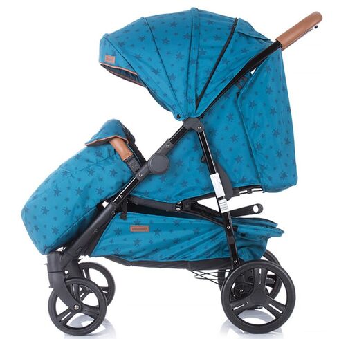 Carucior gemeni Chipolino Passo Doble ocean, Culoare: Albastru - poza 5 - ExclusivMAG.ro