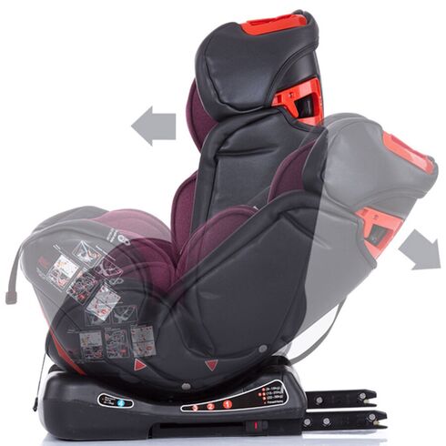 Scaun auto 0-36kg Chipolino Orbit Easy orchid, Culoare: Mov, Grupa: 0-36kg (0 luni - 12 ani) - poza 3 - ExclusivMAG.ro