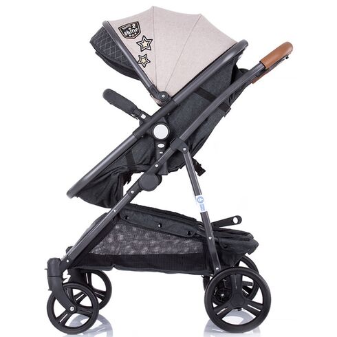 Carucior gemeni Chipolino Duo Smart beige graphite linen, Culoare: Roz - poza 14 - ExclusivMAG.ro