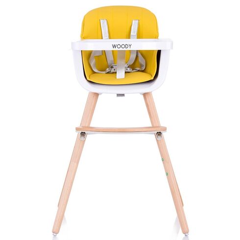 Scaun de masa Chipolino Woody yellow, Culoare: Galben,poza 3