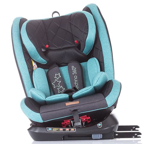 Scaun auto Isofix Chipolino Techno 0-36 kg mint, Culoare: Turquoise, Grupa: 0-36kg (0 luni - 12 ani),poza 7