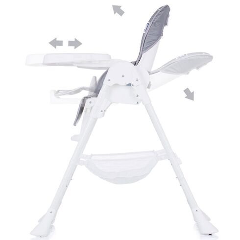 Scaun de masa Chipolino Bandi Grey, Culoare: Gri,poza 3