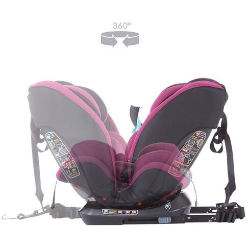 Scaun auto Isofix Chipolino Techno 0-36 kg orchid, Culoare: Violet, Grupa: 0-36kg (0 luni - 12 ani) - poza 6 - ExclusivMAG.ro