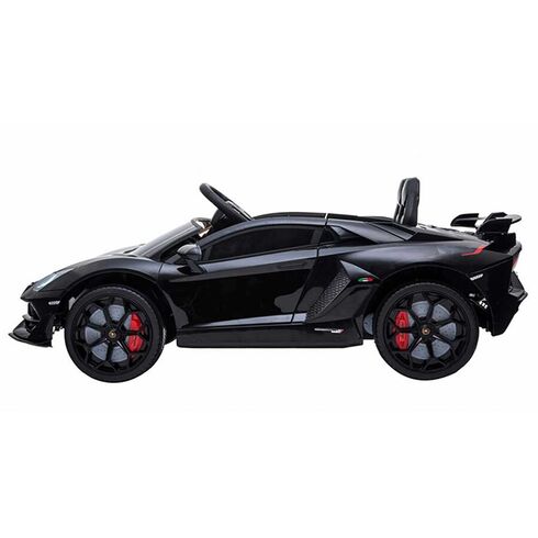Masinuta electrica Chipolino Lamborghini Aventador SVJ black cu roti EVA, Culoare: Negru,poza 11