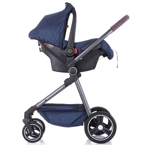 Carucior 3 in 1 Chipolino Noah blue denim, Culoare: Albastru,poza 12