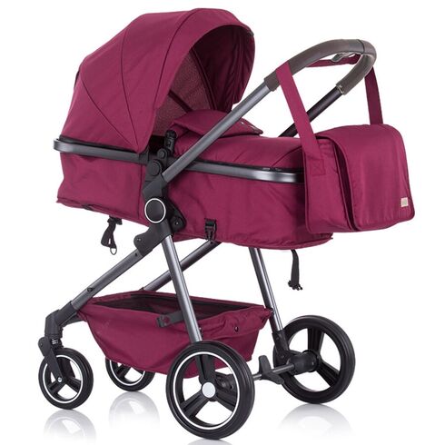 Carucior 2 in 1 Chipolino Noah orchid linen, Culoare: Violet,poza 9