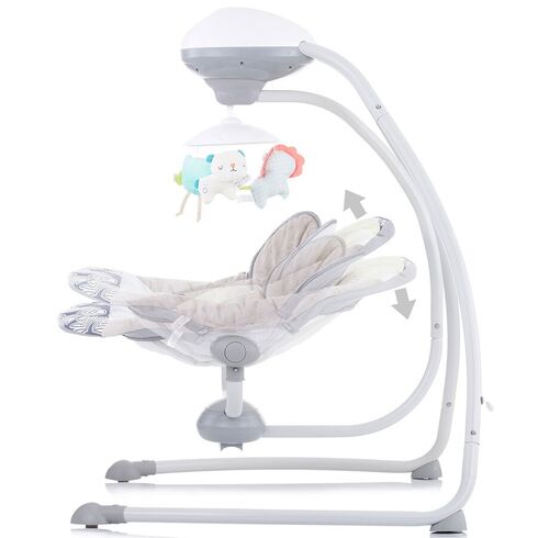 Leagan electric Chipolino Aida gray dumbo, Culoare: Gri,poza 5