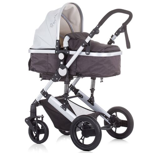 Carucior 2 in 1 Chipolino Terra graphite linen,poza 9
