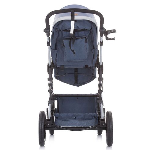 Carucior 3 in 1 Chipolino Terra blue linen,poza 9