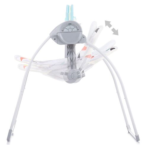 Leagan electric Chipolino Felicity Snail, Culoare: Alb/Gri,poza 2