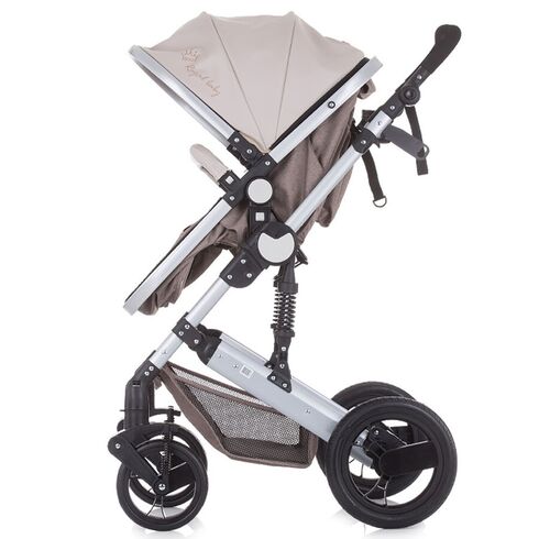 Carucior 2 in 1 Chipolino Terra mocca linen,poza 7  - ExclusivMAG.ro Carucior 2 in 1 Chipolino Terra mocca linen,poza 7