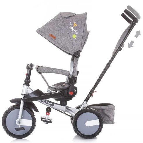 Tricicleta Chipolino Largo graphite,poza 2  - ExclusivMAG.ro Tricicleta Chipolino Largo graphite,poza 2