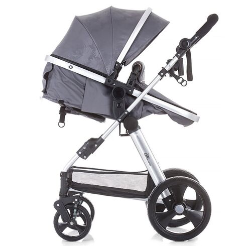 Carucior 3 in 1 Chipolino Havana graphite, Culoare: Gri,poza 3