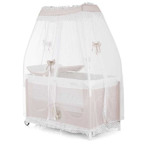 Patut pliabil Chipolino Sahara bear, Culoare: Crem,poza 2