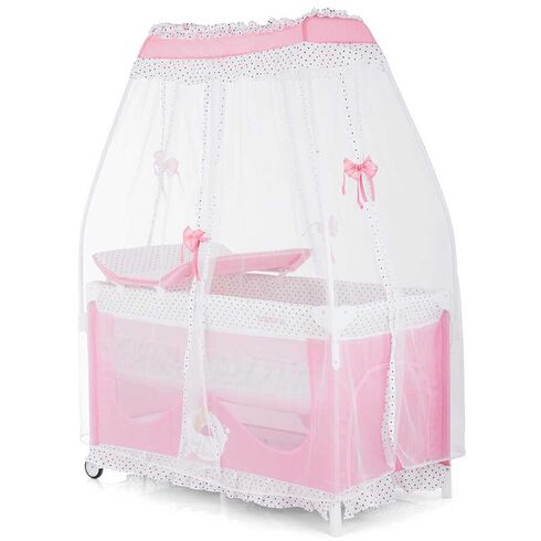 Patut pliabil Chipolino Sahara ballerina, Culoare: Roz,poza 2