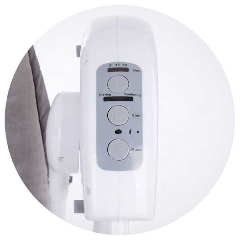 Leagan electric Chipolino Lullaby Grey, Culoare: Gri,poza 5