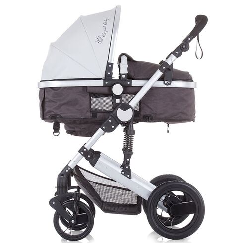 Carucior 2 in 1 Chipolino Terra graphite linen,poza 8