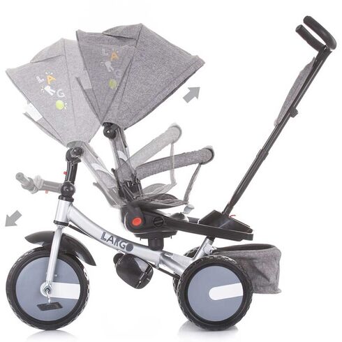 Tricicleta Chipolino Largo graphite,poza 4  - ExclusivMAG.ro Tricicleta Chipolino Largo graphite,poza 4