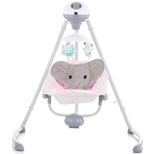 Leagan electric Chipolino Aida pink dumbo, Culoare: Roz,poza 2