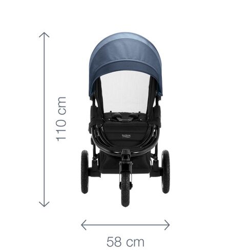 Carucior B-motion 3 PLUS New Blue denim Britax 2019,poza 7  - ExclusivMAG.ro Carucior B-motion 3 PLUS New Blue denim Britax 2019,poza 7