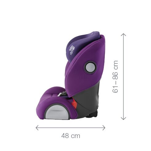 Scaun auto Evolva 123 SL SICT Black Marble Britax-Romer, Culoare: Negru, Grupa: 9-36kg (9 luni - 12 ani),poza 3