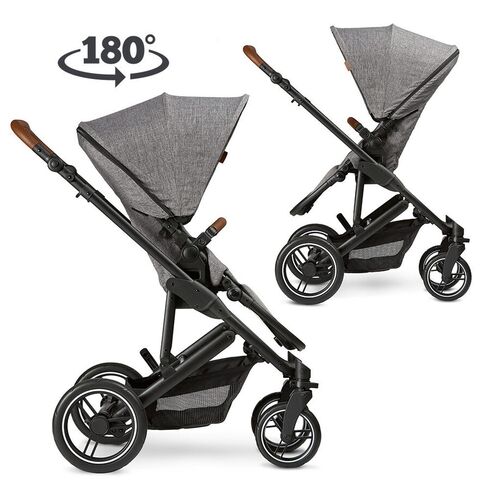 Carucior Catania 4 Set woven graphite Circle by ABC Design, Culoare: Gri,poza 7