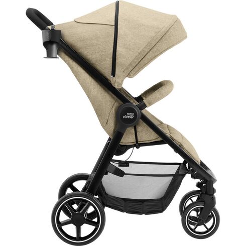Carucior B-Agile 4 M Linen beige- Britax, Culoare: Crem,poza 3  - ExclusivMAG.ro Carucior B-Agile 4 M Linen beige- Britax, Culoare: Crem,poza 3