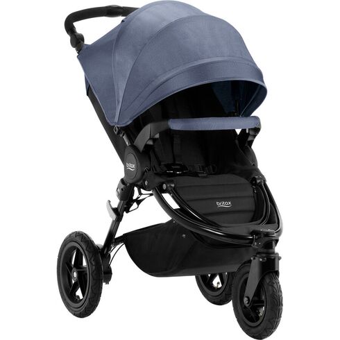 Carucior B-motion 3 PLUS New Blue denim Britax 2019,poza 2  - ExclusivMAG.ro Carucior B-motion 3 PLUS New Blue denim Britax 2019,poza 2